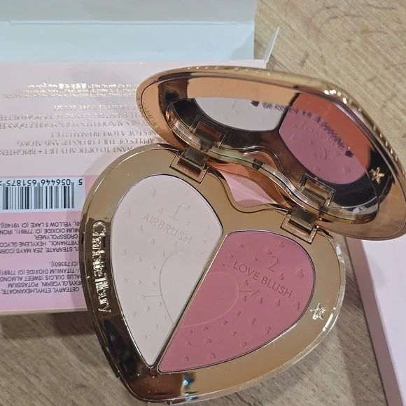 Charlotte Tilbury Gold Heart Face , PILLOW TALK FLAWLESS PRACH - Picture 2 of 3
